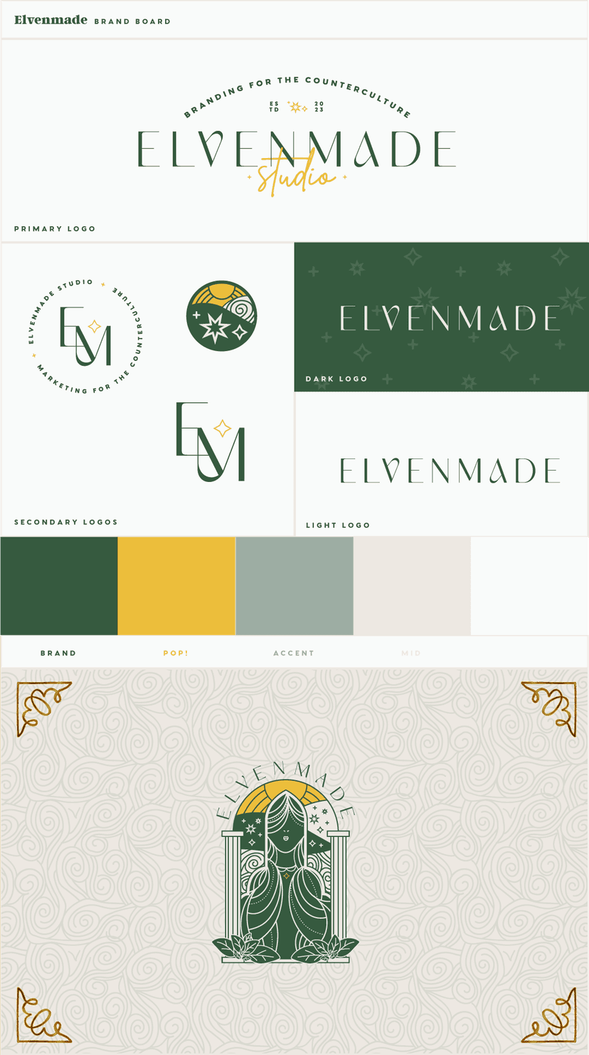 Elvenmade Brand Board
