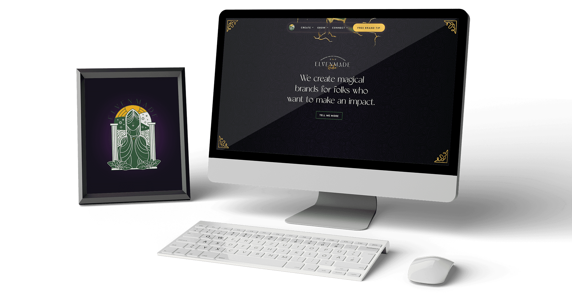 Elvenmade Desk Mockup