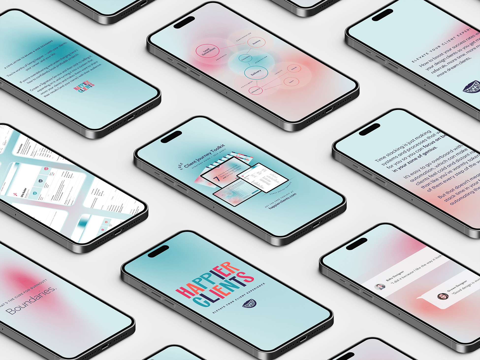 Happier Clients Social Mockup