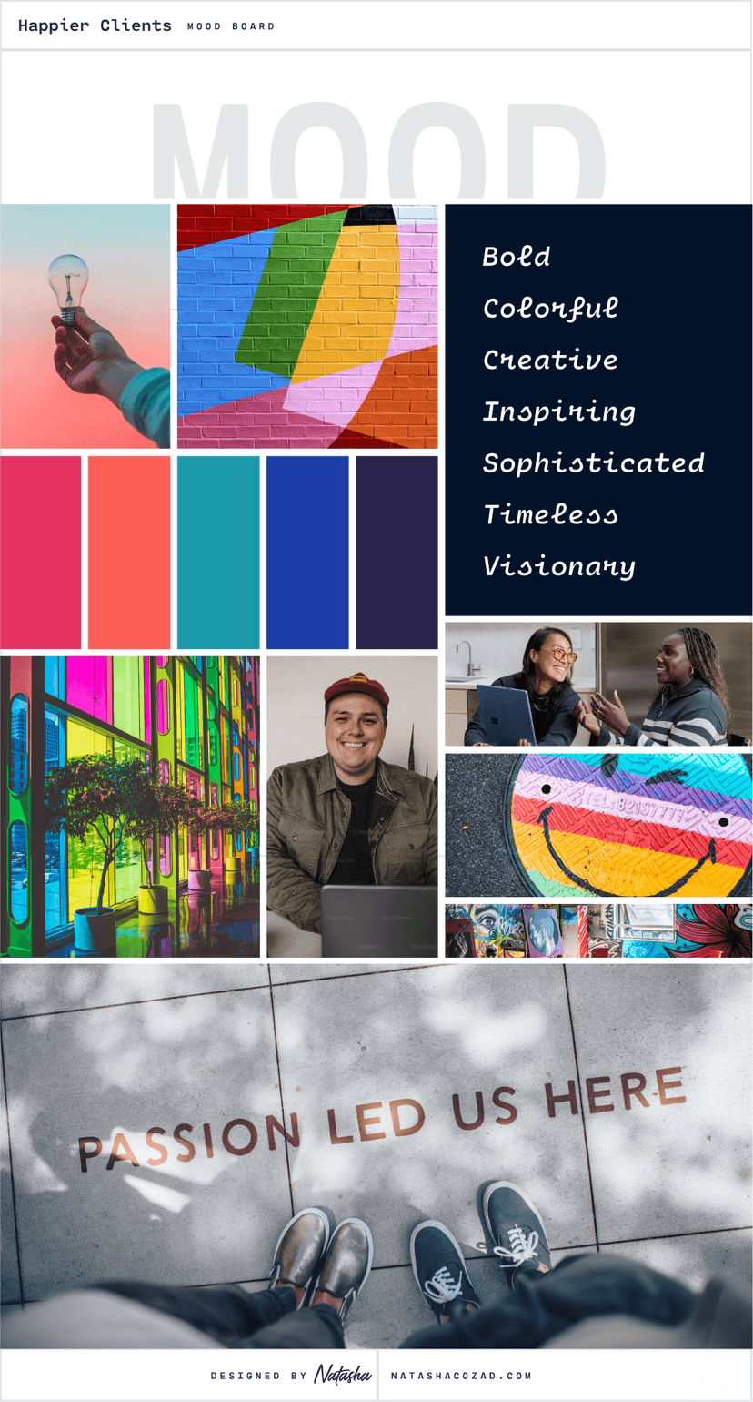Happier Clients Mood Board